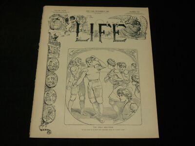 1906 NOVEMBER 8 LIFE MAGAZINE - ONLY SOLUTION - JAMES M. FLAGG ILLUS. - B 4590G