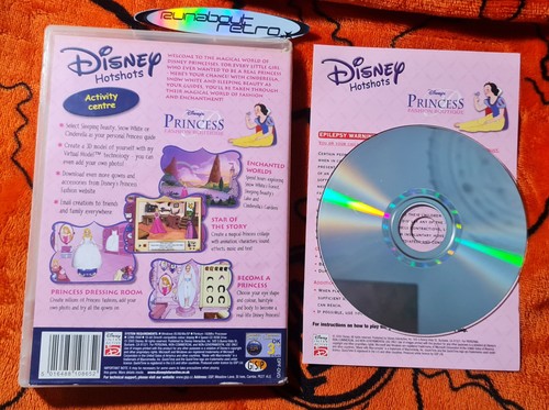Disney Hotshots Princess Fashion Boutique PC CD Game 2000 Retro Gaming - Picture 5 of 5