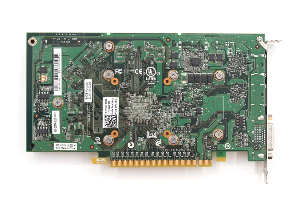 Dell NVIDIA Quadro FX 1800 GDDR3 768MB PCIe x16 Graphics Card Dell P/N: 0P418M - Image 4 of 4