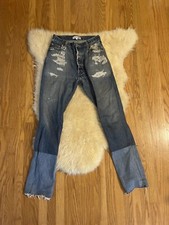 Levis Vintage Re/done Jeans 26 Distressed Ooak