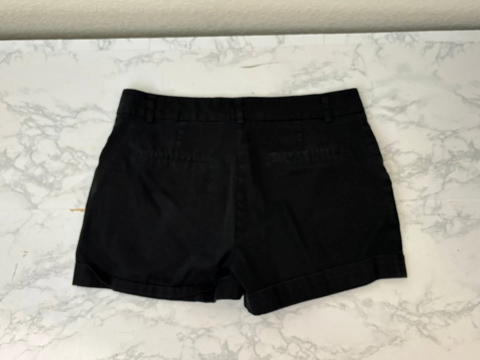 Bermudas cortas vintage de los 90 Marquis para mujer 30 broche negro informal cremallera C2 Foto 2 de 3