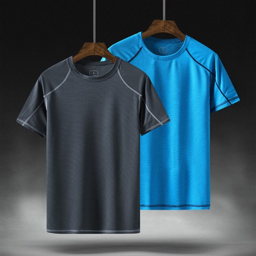 Men Short Sleeve Swimsuit UV Rash Guard Swimming Tops Quick Dry Swim Shirts - Picture 8 of 24