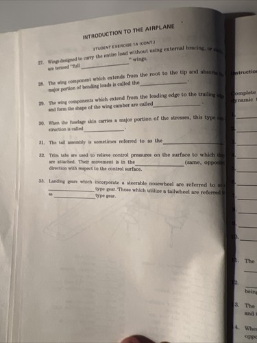 1981 Jeppesen Sanderson Private Pilot Workbook - Picture 5 of 6