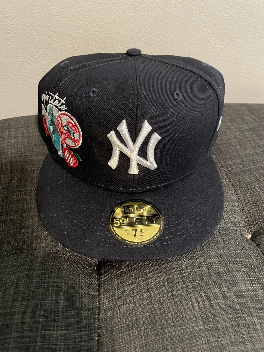 NEW YORK YANKEES BIG APPLE LIBERTY NEW ERA BRAND NEW STITCHED FITTED HAT 7  3/4