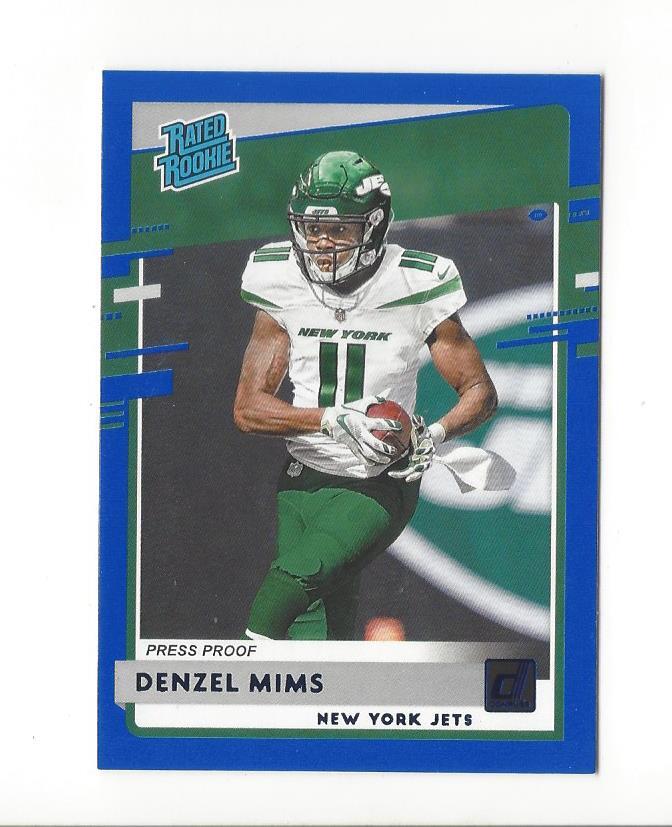 2020 Donruss Football Blue Press Proof Parallel Singles - You Choose