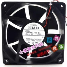 NMB 11938KA-48L-EA 12038 DC48V 0.21A 12CM 2-Wire Inverter Cooling Fan