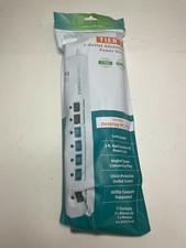 Energy Saving 7 OUTLET Advanced POWER STRIP Simply Conserve SC73T1 PC NEW