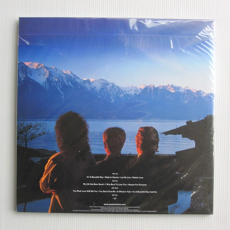 Queen 'Made In Heaven' Blue & Clear Coloured 2 x LP Double Vinyl Album NEW MINT - Image 3 of 4