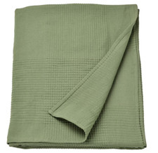 IKEA INDIRA Tagesdecke, graugrün, 230x250 cm NEU