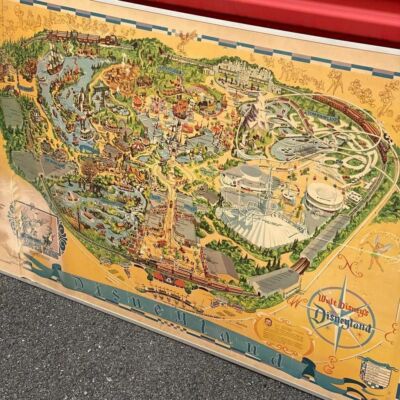 70S Vintage California Disneyland Map | eBay