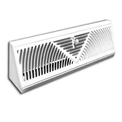 Metal-Fab MFB18W Baseboard Diffuser 18 White