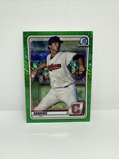 2020 Bowman Chrome Ethan Hankins Prospect Green Shimmer /99