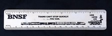 Vintage BNSF Burlington Northern Santa Fe Railroad English to Metric 7”  Ruler