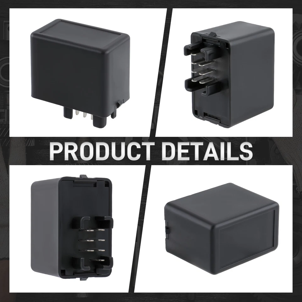 Relé intermitente de 7 pines intermitente LED intermitente para Suzuki GSXR Bandit 600 SV 1000 Hayabusa Foto 3 de 4