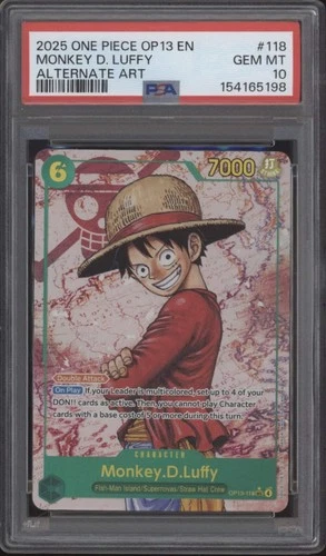 Monkey D Luffy Monkey D Luffy #OP13 Alt Art