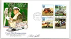 CLASSIC MAIL TRANSPORTATION, FDC ARTIST CHRIS CALLE CHINA CLIPPER FDC SIGNED