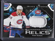 2023-24 Upper Deck Black Diamond #DMR-NS Nick Suzuki Diamond Mine Relics