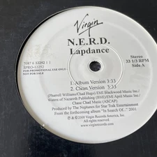 N.E.R.D. NERD Lapdance 12'' vinyl record PHARRELL   