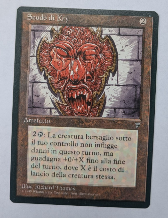 Magic Mtg Italian Legends Kry Shield   near mint