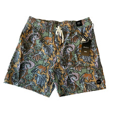 Rvca Daily Board Shorts Mens Size S 17 Inch L...