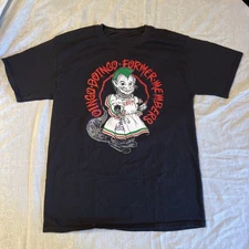 New Signed Johnney Vatos Oingo Boingo Former Members  Short Sleeve Black  LW316