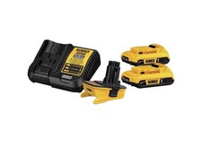 Battery Adapter Kit, 18 to 20 V Input, 2 Ah, Battery Included: Yes
