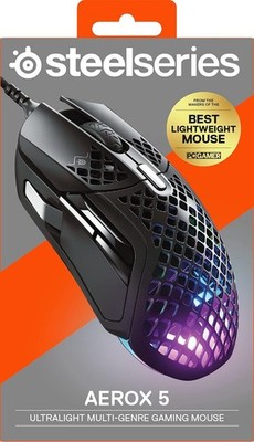 SteelSeries Aerox 5 - RGB Gaming-Mouse Wie Neu OVP