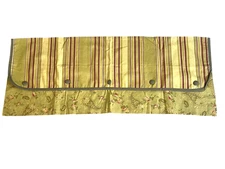 waverly valance curtain 42'' contrasting trim floral