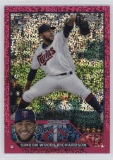 2023 Topps Chrome Magenta Speckle Refractor /350 Simeon Woods Richardson z7j