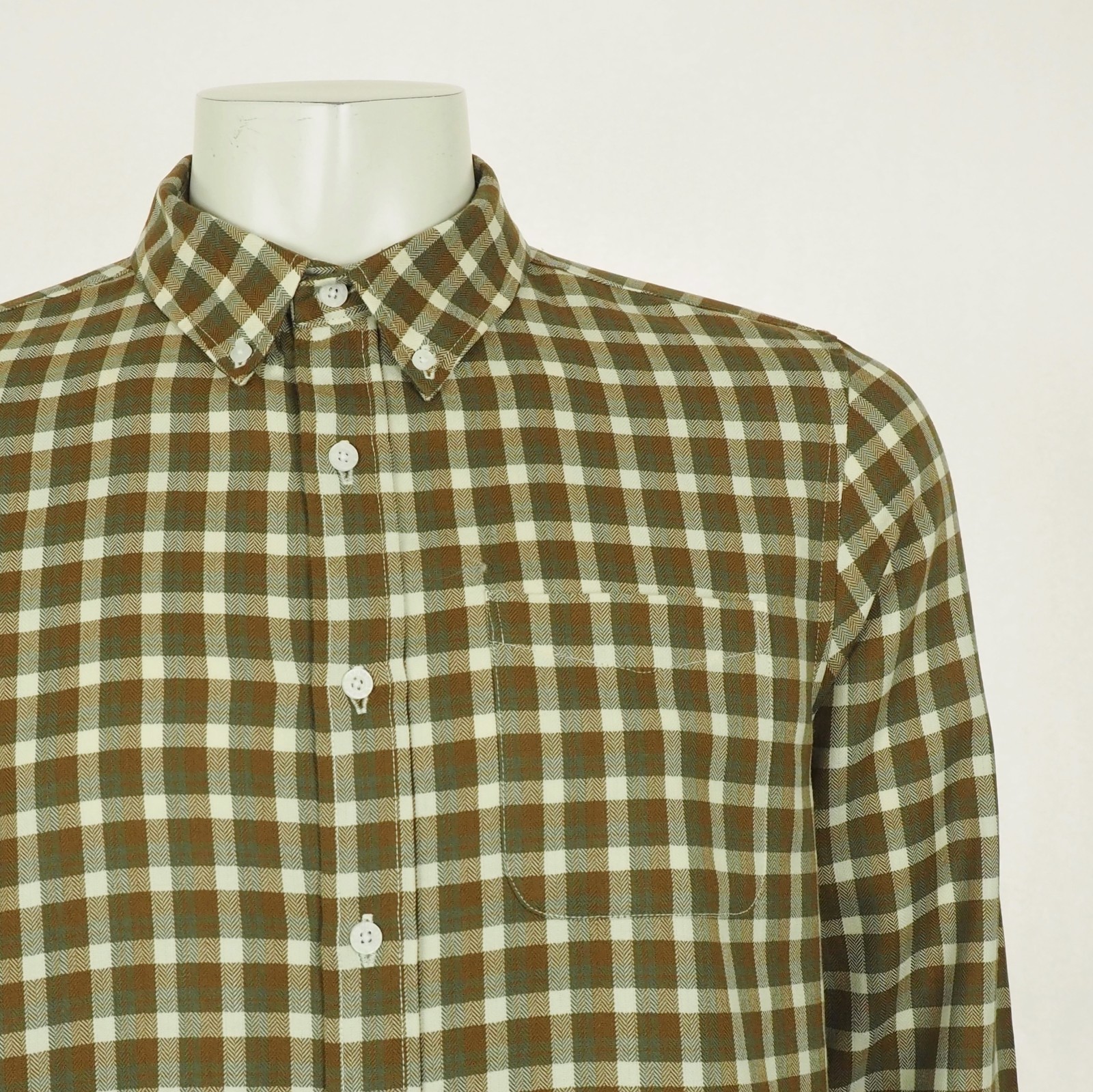 Pendleton Board Button Down Shirt Mens Large Brow… - image 2