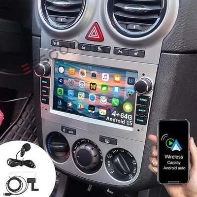 DAB+ Für Opel Astra H Corsa C D Vectra Zafira Android 15 Bluetooth Autoradio GPS