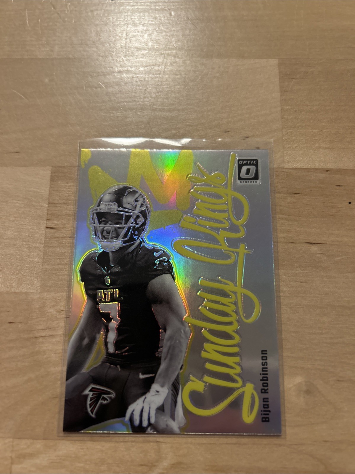 2024 Panini Donruss Optic #22 - Bijan Robinson - Sunday Kings SSP CASE HIT