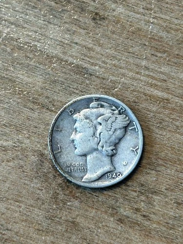 1940D Mercury Dime VF