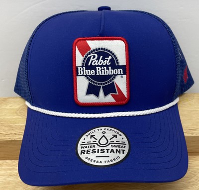 Get Your Hooey Pabst Blue Ribbon Beer Baseball Style Mesh Trucker Hat Snapback