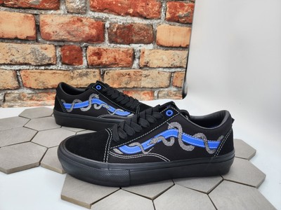 Size 7 - VANS Breana Geering x Skate Old Skool Black Blue Size 7 - VANS Breana Geering x Skate Old Skool Black Blue