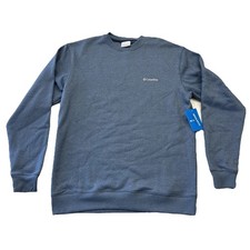 Columbia Sweatshirt Men's Size XXL 2XL Blue Pullover Hart Mountain II Crew