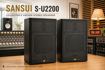 SANSUI S-U2200  RaRe  Collector's Vintage Stereo Speakers