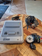 Super Nintendo SNES Console Complete Set Up with Official Controller PAL UK