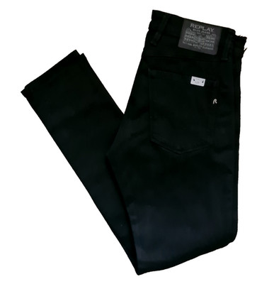 REPLAY ANBASS JEANS SLIM FIT STRETCH BLACK 11.5oz W32S W32X30IN NEW NWT
