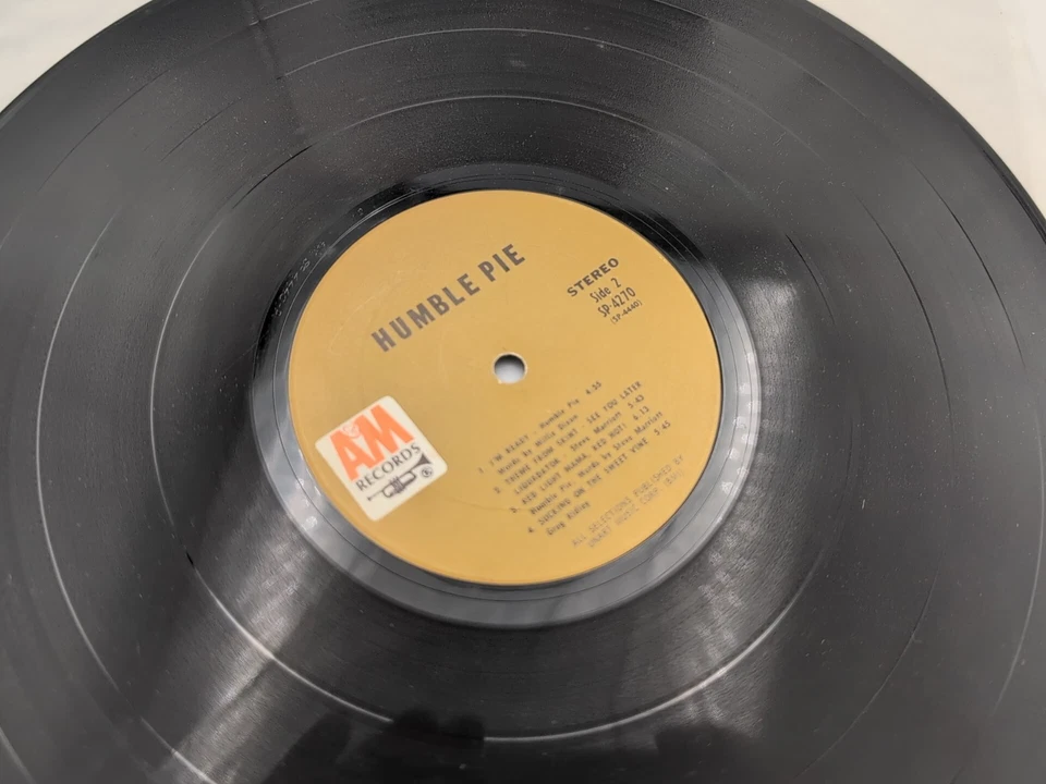 HUMBLE PIE • одноименный S/T LP 1972 A&M LABEL SP-4270 - G запись / изношенная обложка - Изображение 3 из 4