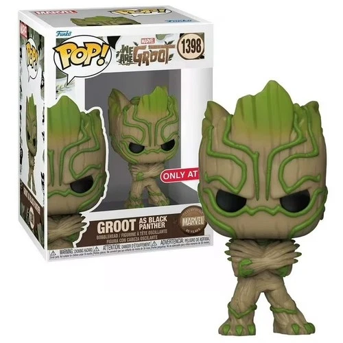 FUNKO POP! Marvel We are Groot Groot as Black Panther #1398