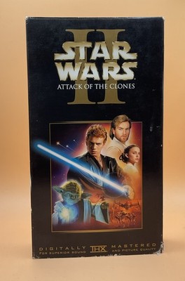 Star Wars Episode II: Attack of the Clones VHS 2002 *Buy 2 Get 1 Free*