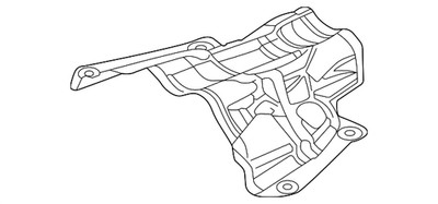 Genuine Audi Floor Pan Heat Shield 4K0-521-443-C