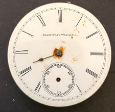 Antique 1888 Elgin Grade 104 Pocket Watch Movement Parts/Repair 16s 7j USA