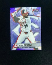2025 Topps Bowman's Best Byron Buxton #48 Purple Mojo REF 223/250 Twins QI95