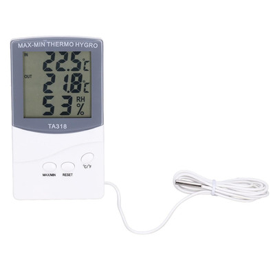 Indoor Outdoor Thermometer, Accurate Digital Hygrometer Indoor Thermometer Humid