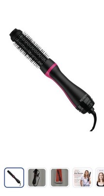 Revlon One-Step Root Booster, 1  1/2'' Round Brush Dryer & Styler, 3 Heat Setting