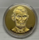 1973 FM STERLING SILVER 41 GRAM PROOF PRESIDENTIAL COIN = 1.2 OZ ASW = LINCOLN