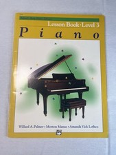 Alfred's Basic Piano Library Lesson Book Level 3 2109