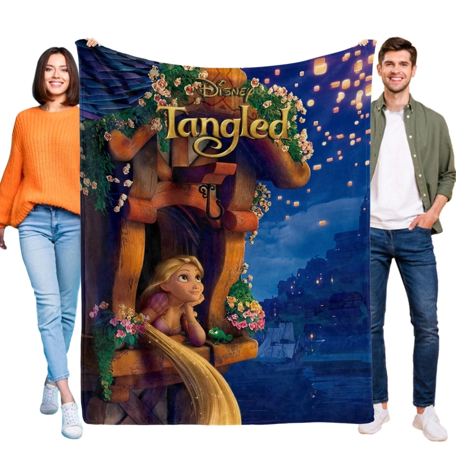 Disney Tangled Rapunzel Blanket, Fleece Blanket